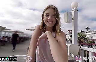 Real Teens - Teen POV pussy skit in public