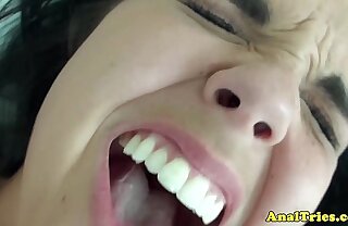 Anal coition pov style with petite teen gf