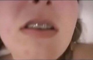 Hot teen with braces fucks anal with the addition of gets creampie LIVE on Sluttygirlscams.com
